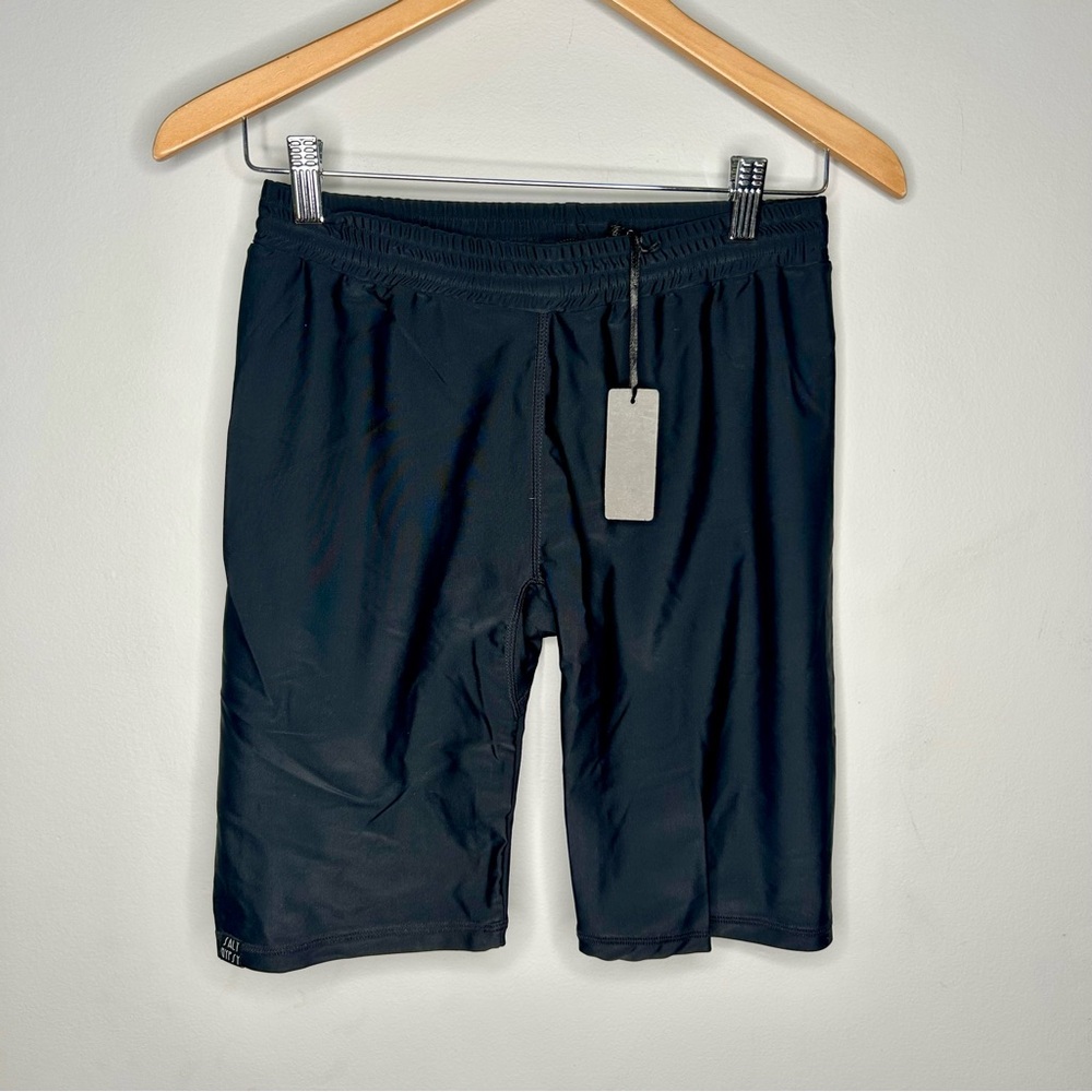 Salt Gypsy Black Swim Short Bottoms